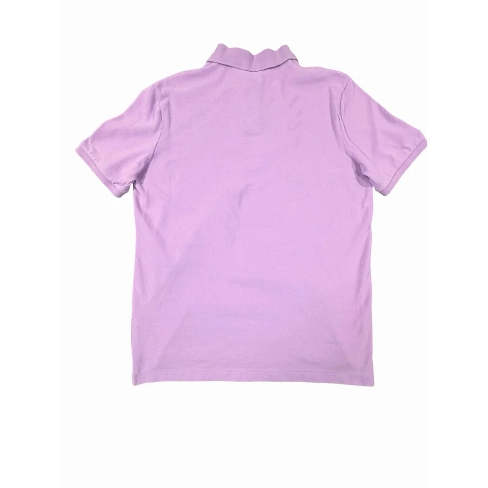 Polo Ralph Lauren Classic Fit Mesh Polo Shirt Purple Green Pony Men's Medium